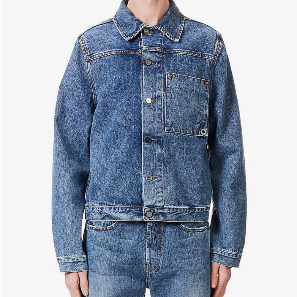 Jacquemus Le Raphia La Veste De Nîmes Jao Denim Jacket - Size 46